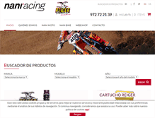 Tablet Screenshot of naniracing.com